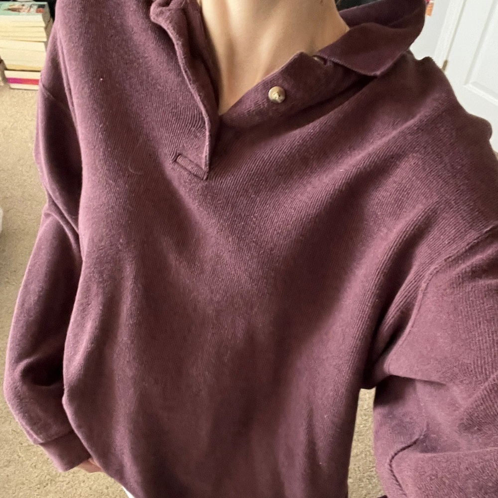 Outdoor Life Red V-Neck Sweater